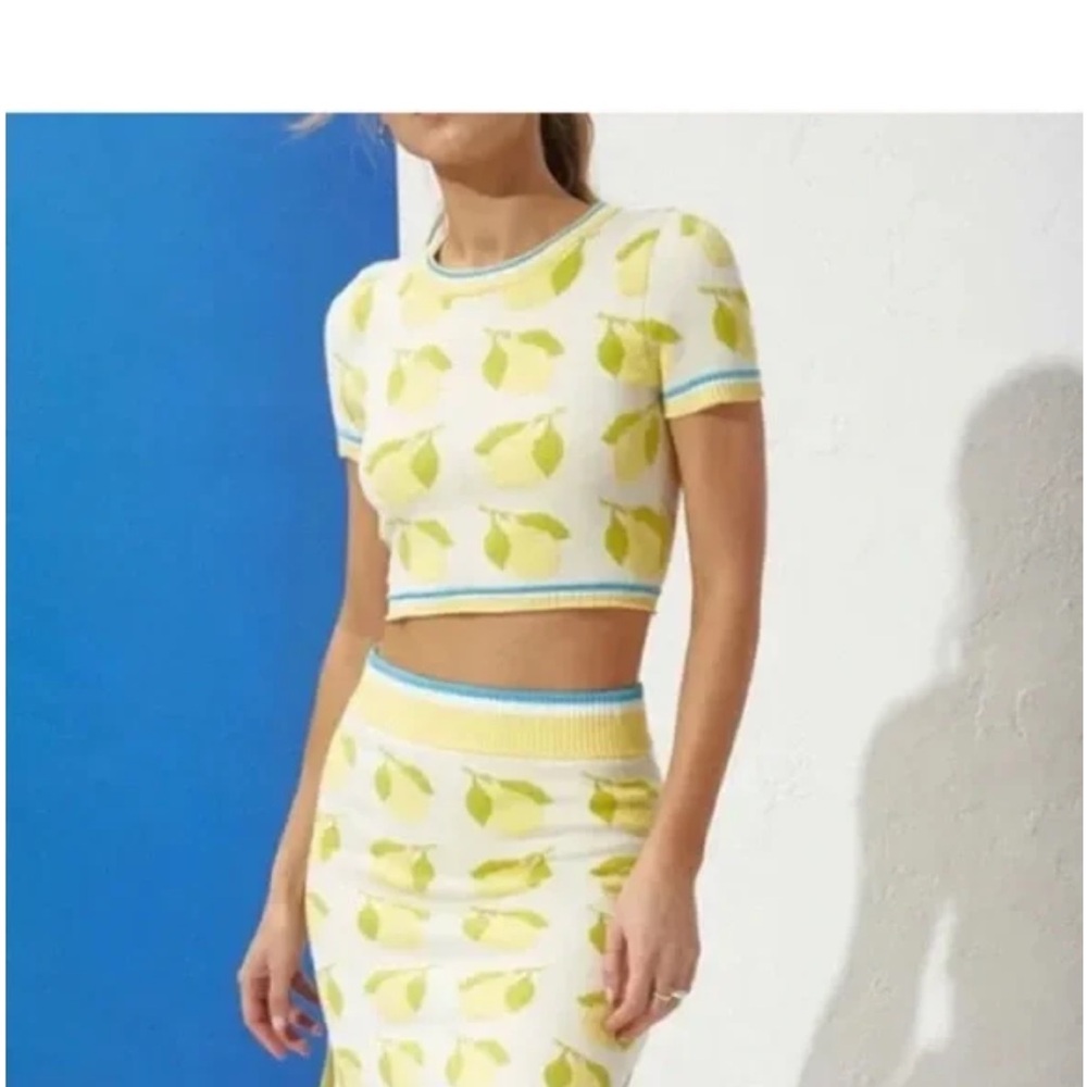 Solid & Striped Lemon Print Dress